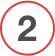 the number two with a circle around it