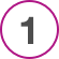 the number one with a circle around it