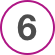 the number six with a circle around it